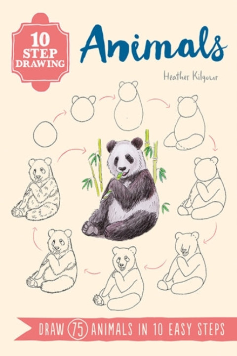 Omslag: 10 Step Drawing Animals