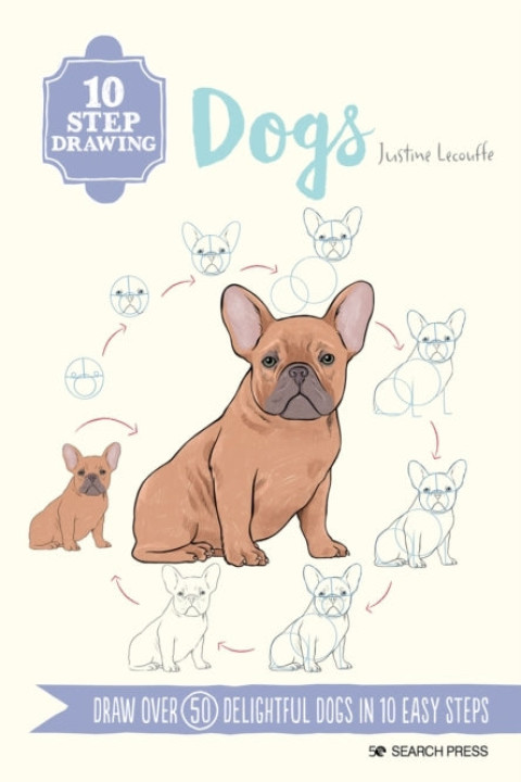 Omslag: 10 Step Drawing Dogs
