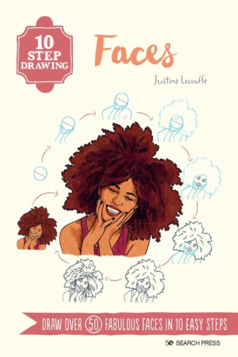 Omslag: 10 Step Drawing: Faces