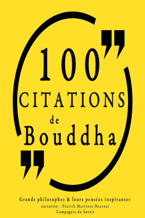 Omslag: 100 citations de Bouddha