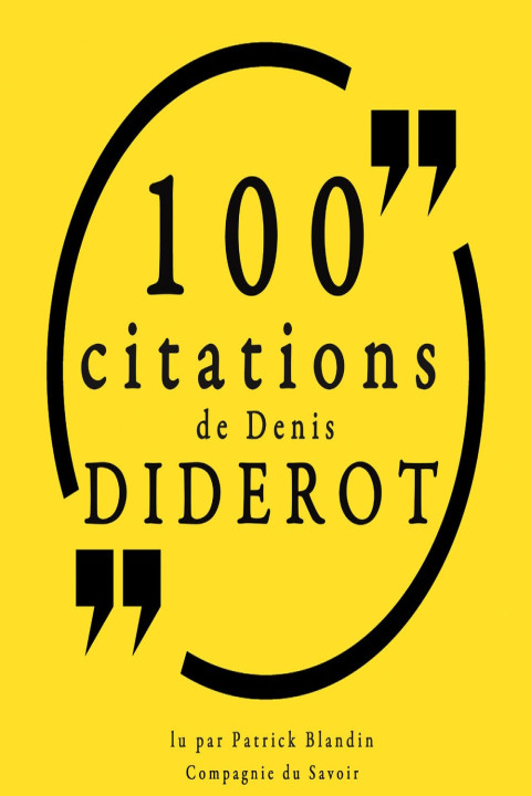Omslag: 100 citations de Denis Diderot