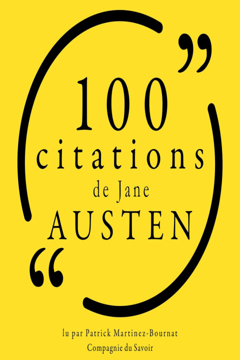 Omslag: 100 citations de Jane Austen