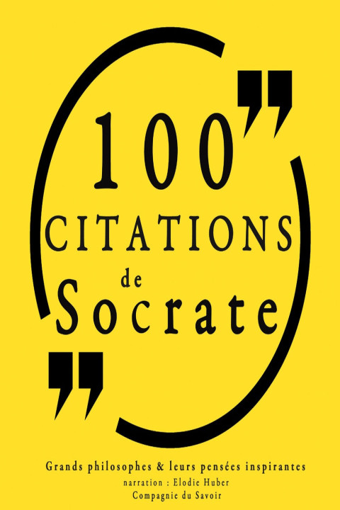 Omslag: 100 citations de Socrate