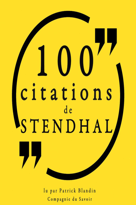 Omslag: 100 citations de Stendhal
