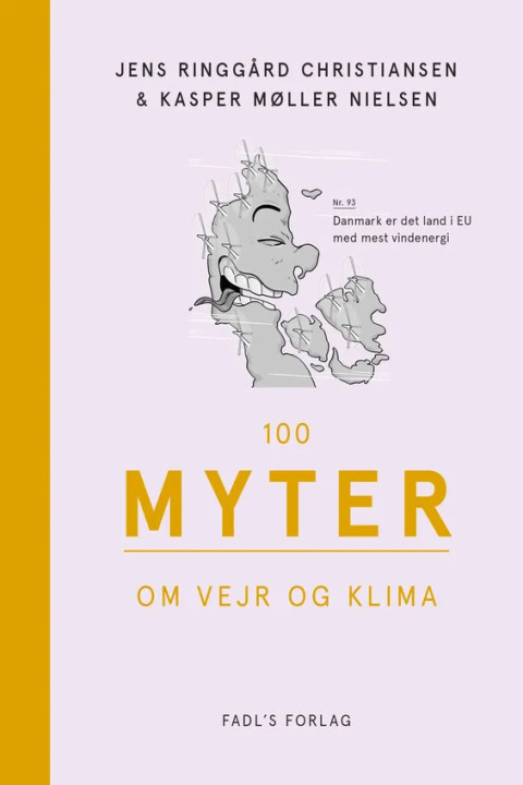 Omslag: 100 myter om vejr og klima