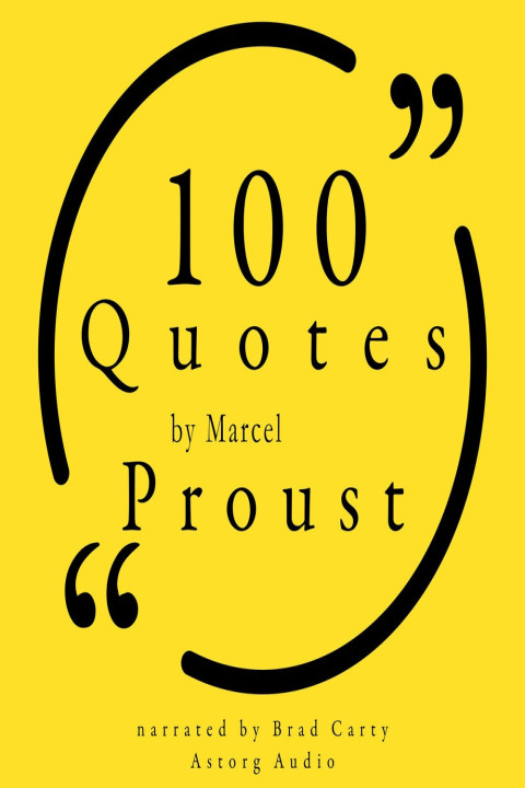 Omslag: 100 Quotes by Marcel Proust