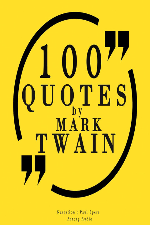 Omslag: 100 Quotes by Mark Twain