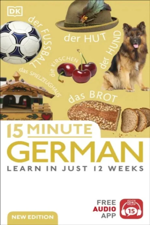 Omslag: 15 Minute German - Learn in Just 12 Weeks
