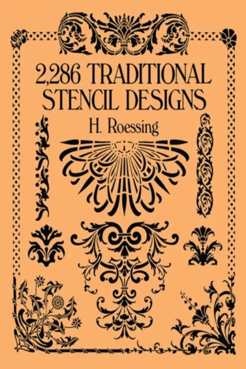 Omslag: 2,286 Traditional Stencil Designs
