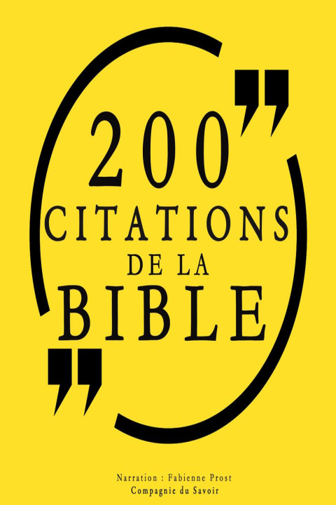 Omslag: 200 citations de la Bible