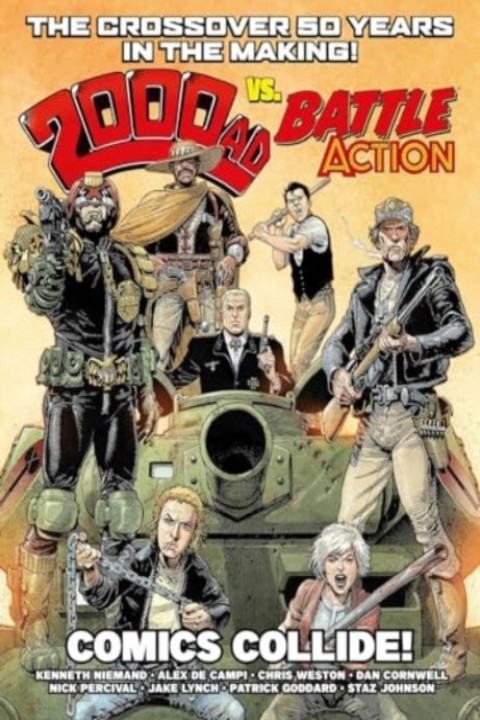 Omslag: 2000 Ad Vs Battle Action Comics Collide!
