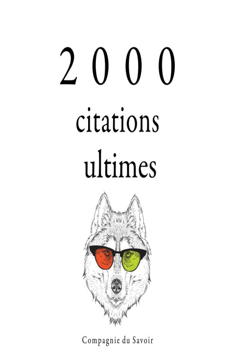 Omslag: 2000 citations ultimes
