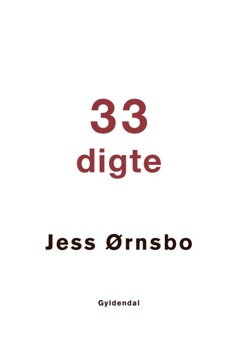Omslag: 33 digte