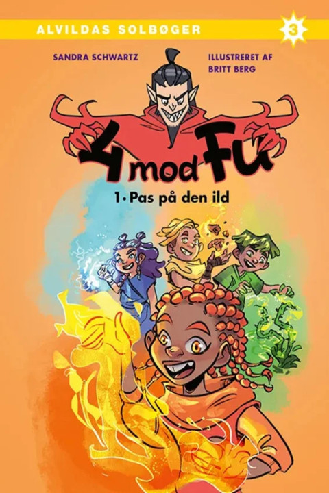 Omslag: 4 mod Fu: Pas på den ild