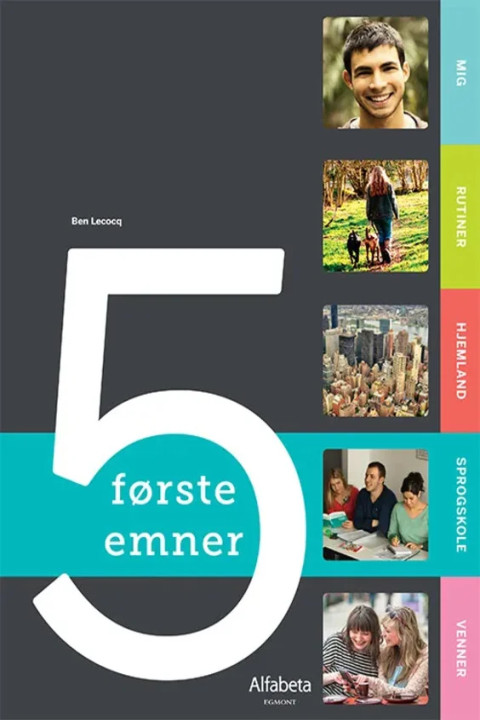 Omslag: 5 første emner