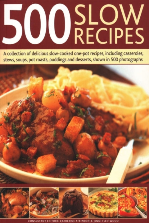 Omslag: 500 Slow Recipes