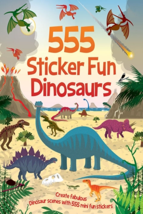 Omslag: 555 Sticker Fun Dinosaurs