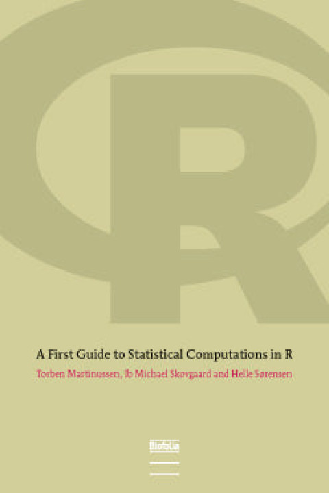 Omslag: A First Guide to Statistical Computations in R