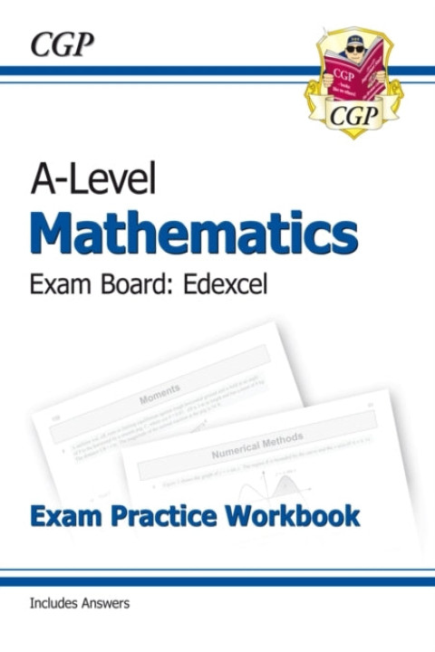Omslag: A-Level Maths Edexcel Exam Practice Workbook (Includes Answe