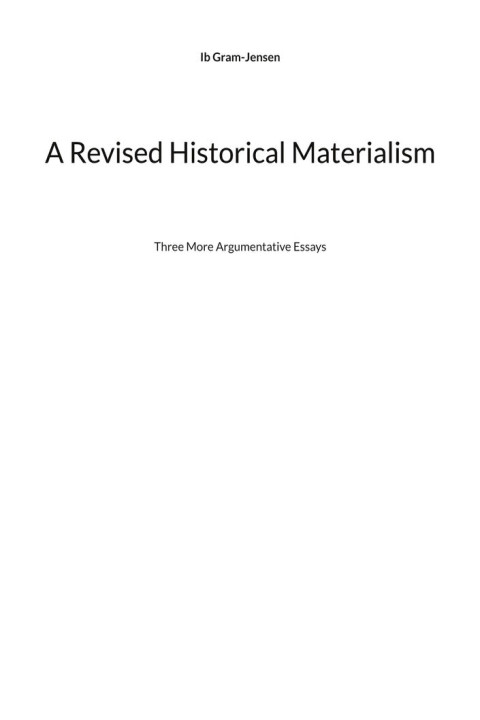 Omslag: A Revised Historical Materialism
