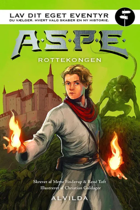 Omslag: A.S.P.E. - Lav dit eget eventyr: Rottekongen