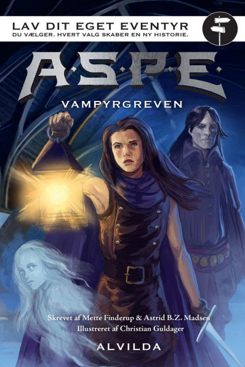 Omslag: A.S.P.E. - Lav dit eget eventyr: Vampyrgreven