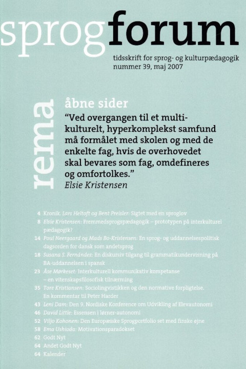 Omslag: Åbne sider