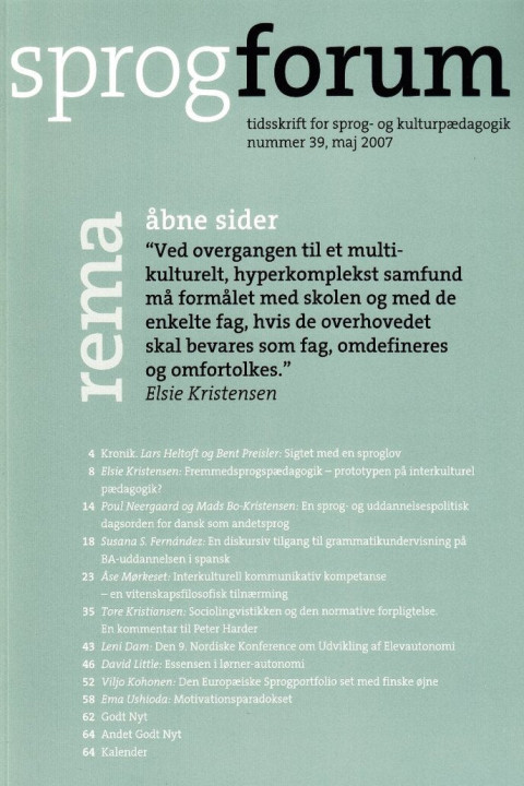 Omslag: Åbne sider