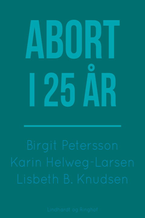 Omslag: Abort i 25 år