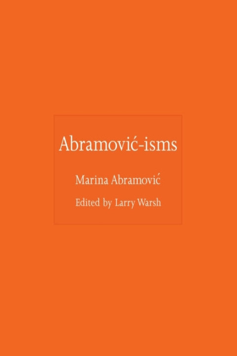 Omslag: Abramovic-isms