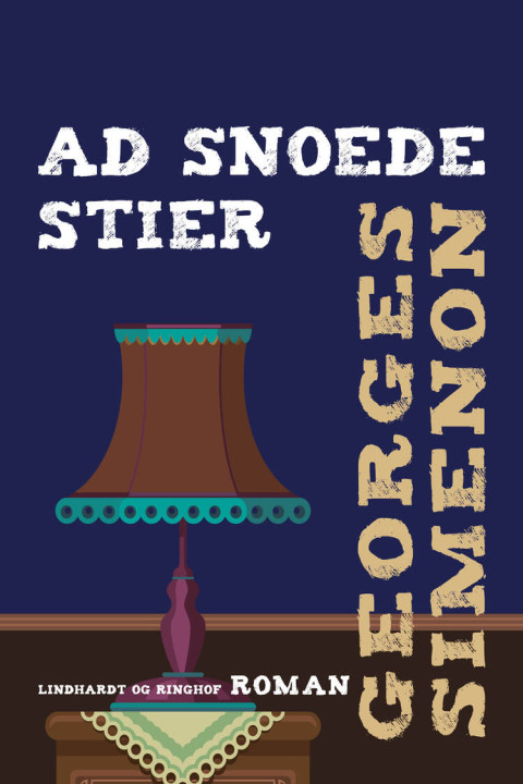 Omslag: Ad snoede stier