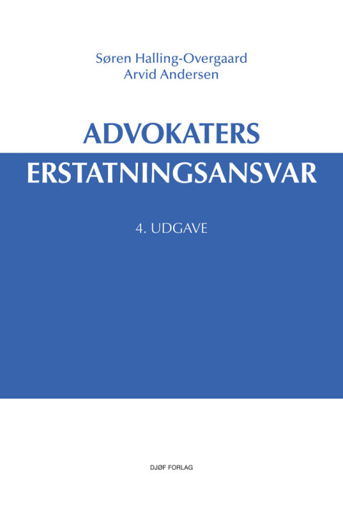 Omslag: Advokaters erstatningsansvar