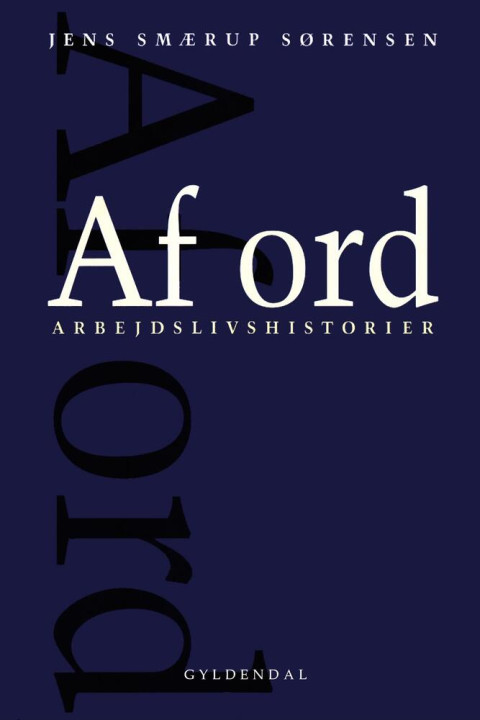 Omslag: Af ord