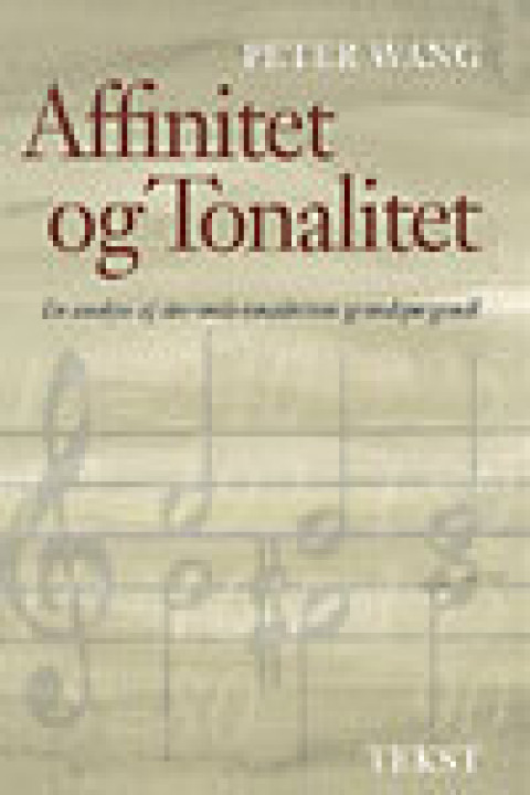 Omslag: Affinitet og Tonalitet