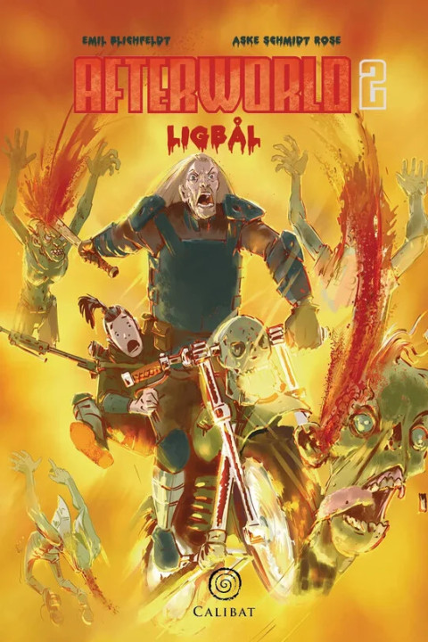 Omslag: Afterworld 2 - ligbål