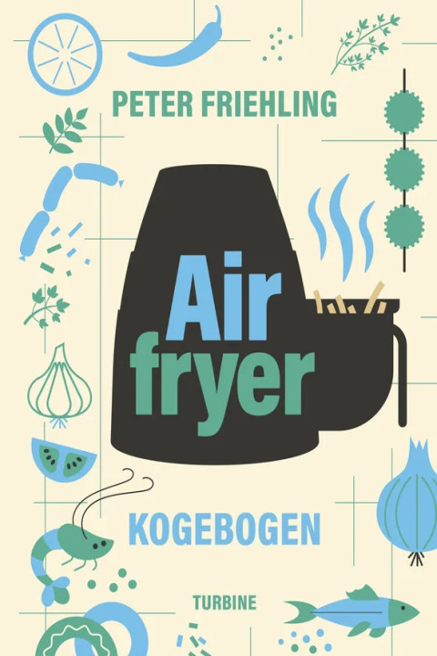 Omslag: Airfryer-kogebogen