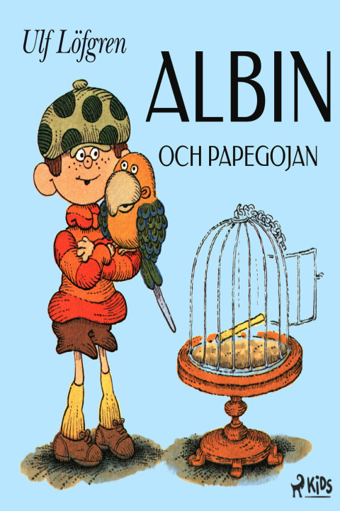 Omslag: Albin och papegojan
