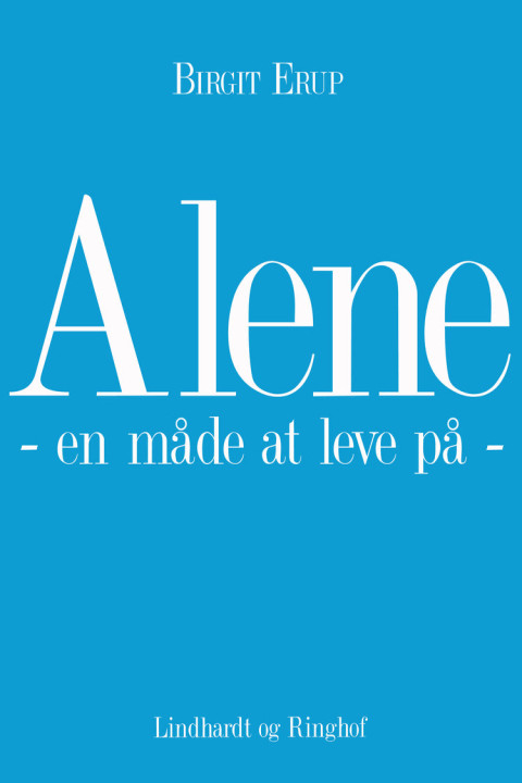 Omslag: Alene