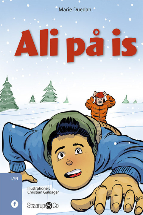 Omslag: Ali på is
