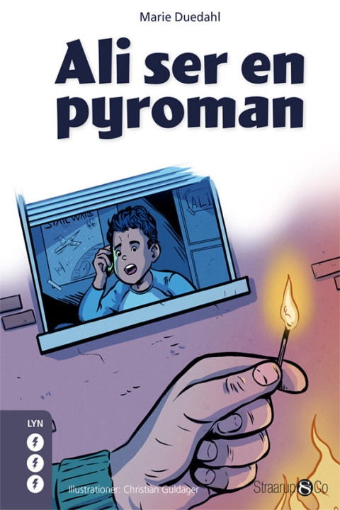 Omslag: Ali ser en pyroman