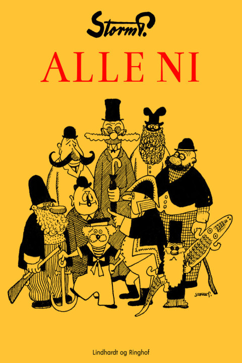 Omslag: Alle ni