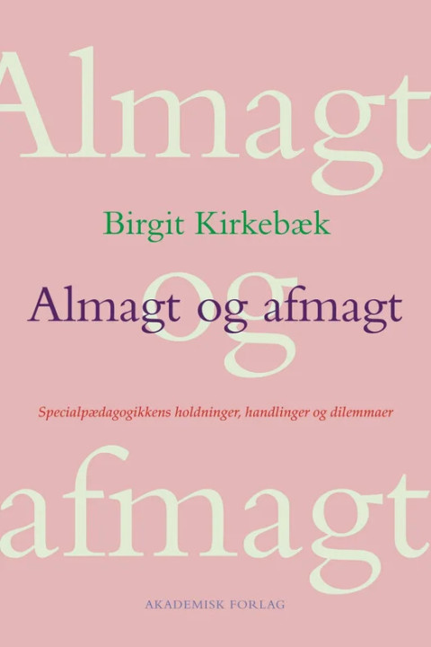 Omslag: Almagt og afmagt