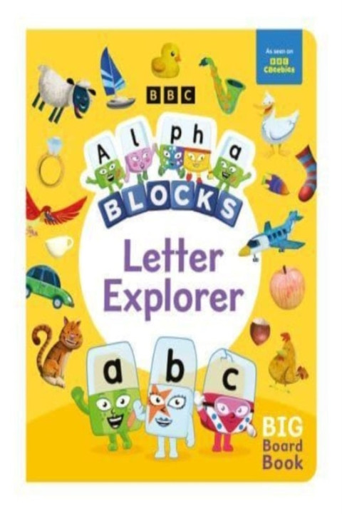Omslag: Alphablocks Letter Explorer A Big Board Book