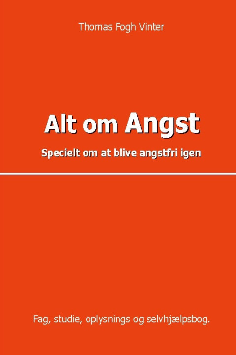 Omslag: Alt om angst