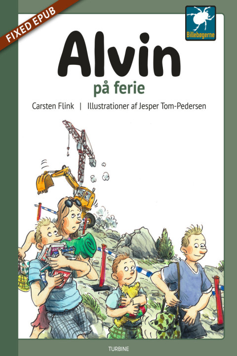 Omslag: Alvin på ferie