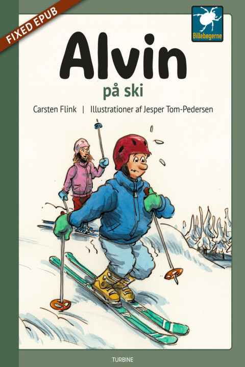 Omslag: Alvin på ski
