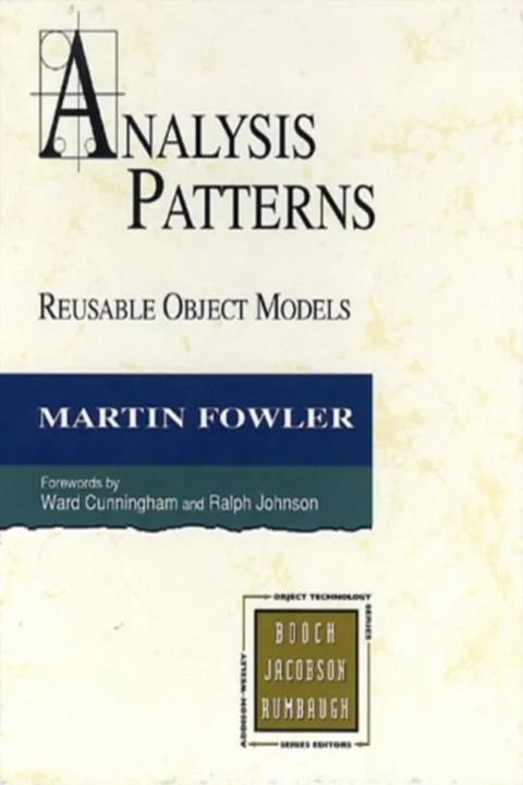 Omslag: Analysis Patterns - Reusable Object Models