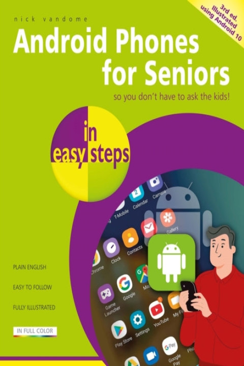 Omslag: android Phones For Seniors In Easy Stepsupdated For android