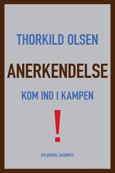 Omslag: Anerkendelse