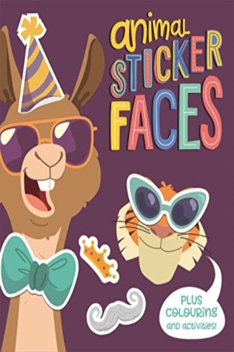 Omslag: Animal Sticker Faces